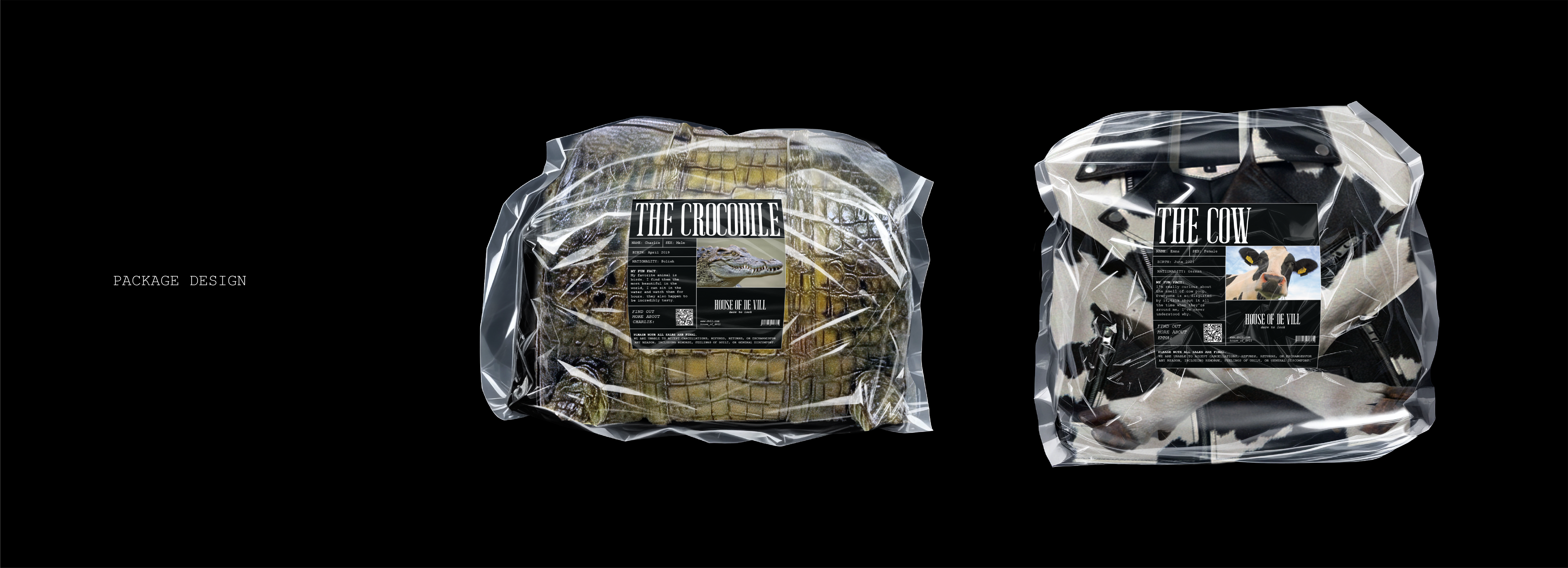 House of de Vill — packages