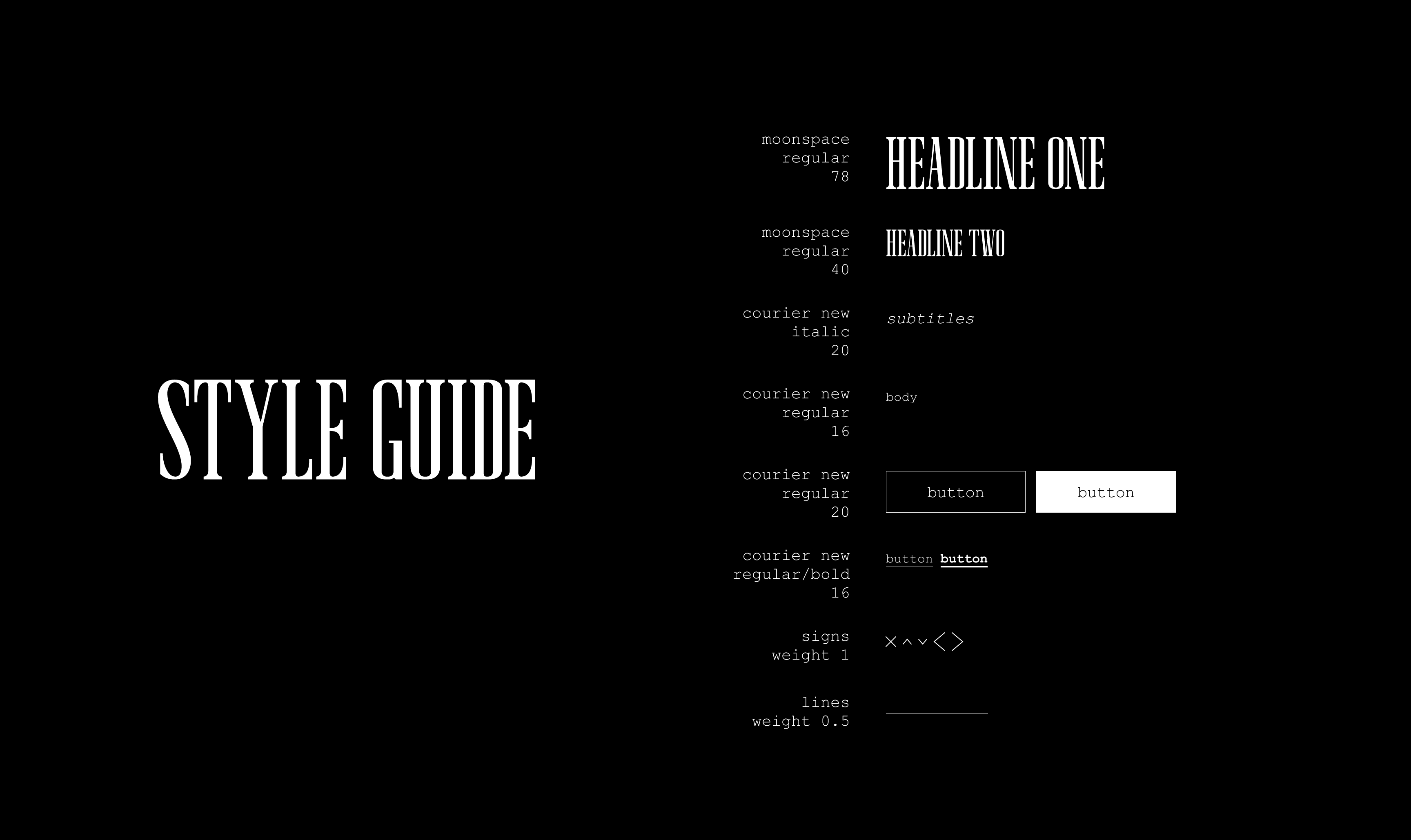 House of de Vill design system